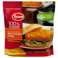Tyson Chicken Patties, Spicy - 26 Ounce