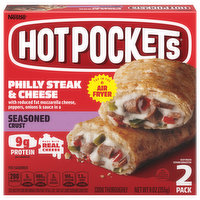 Hot Pockets Sandwiches, Philly Steak & Cheese, Seasoned Crust - 2 Each 