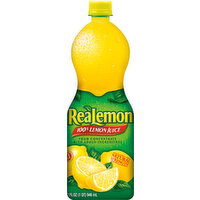 ReaLemon 100% Juice, Lemon - 32 Fluid ounce 