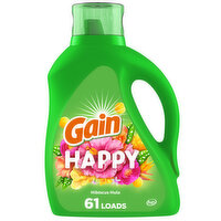 Gain Laundry Detergent, Happy - 88 Fluid ounce 