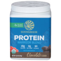 Sunwarrior Protein Powder Drink Mix, Protein Warrior Blend, Chocolate Flavor - 13.2 Ounce 