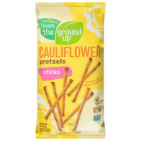 Real Food From the Ground Up Cauliflower Pretzels, Sticks - 4.5 Ounce 