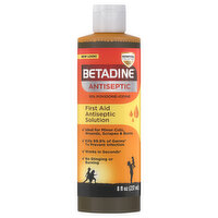 Betadine Antiseptic, First Aid Solution - 8 Fluid ounce 