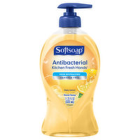 Softsoap Hand Soap, Zesty Lemon, Antibacterial, Kitchen Fresh Hands - 11.25 Ounce 
