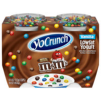YoCrunch Yogurt, Lowfat, Vanilla - 4 Each 