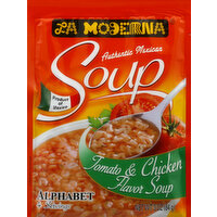 La Moderna Soup, Alphabet, Tomato & Chicken Flavor