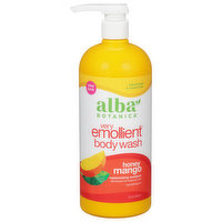 Alba Botanica Body Wash, Very Emollient, Honey Mango