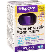 TopCare Esomeprazole Magnesium 20 Mg Acid Reducer Mini Delayed Release Capsules - 14 Each