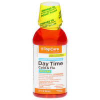 TopCare Daytime Cold & Flu, Maximum Strength Relief, Severe, Original Flavor - 12 Fluid ounce 