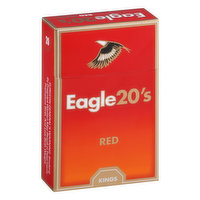 Eagle 20s Cigarettes, Class A, Red, Kings - 20 Each 