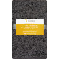 MUkitchen Dishtowels, Bar Mop, Slate