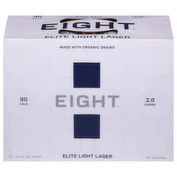 Eight Beer, Elite Light Lager - 12 Each 