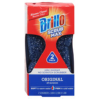 Brillo Scrubbers, Original, All-Purpose, 2 Pack