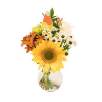 Fresh Petite Seasonal Vased Flower Arrangement - 1 Each 