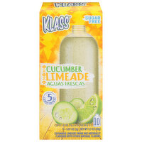 Klass Flavored Drink Mix, Cucumber Limeade, On-the-Go Packets - 10 Each 