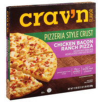 Crav'n Flavor Pizza, Chicken Bacon Ranch, Pizzeria Style Crust - 17.95 Ounce 