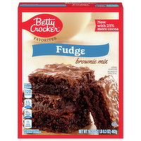 Betty Crocker Brownie Mix, Fudge - 16.3 Ounce