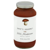 Dave's Gourmet Pasta Sauce, Wild Mushroom - 25.5 Ounce 