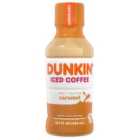 Dunkin' Iced Coffee, Caramel - 13.7 Fluid ounce 