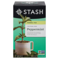 Stash Herbal Tea, Caffeine-Free, Peppermint, Tea Bag - 20 Each 