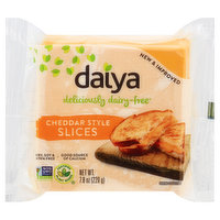 Daiya Cheeze Slices, Cheddar Style - 7.8 Ounce