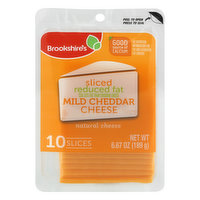 Brookshire's Sliced Reduced Fat Mild Cheddar Cheese - 10 Each 