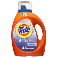 Tide Liquid Laundry Detergent, Original, 43 loads, HE Compatible - 84 Fluid ounce 