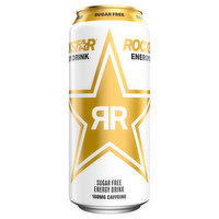 Rockstar Energy Drink, Sugar Free - 16 Fluid ounce 