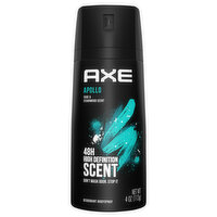 Axe Deodorant Bodyspray, Apollo, Sage & Cedarwood Scent - 4 Ounce 