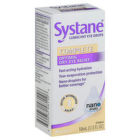 Systane Lubricant Eye Drops, Complete - 0.33 Fluid ounce 