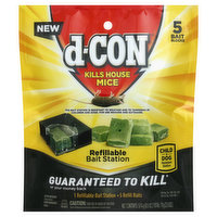 D-Con Bait Stations, Refillable - 1 Each 