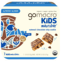 GoMacro Macrobars, Oatmeal Chocolate Chip Cookie - 7 Each 