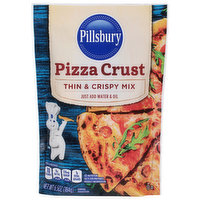 Pillsbury Pizza Crust, Thin & Crispy Mix - 6.5 Ounce 