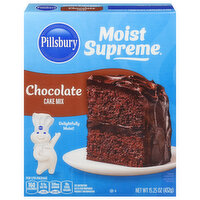 Pillsbury Cake Mix, Chocolate - 15.25 Ounce 