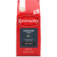 Community Signature Blend Dark Roast Ground Coffee - 20 Ounce 