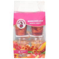 La Michoacana Fruit Cups, Mango Chamoy - 4 Each 