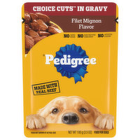 Pedigree Food for Dogs, Choice Cuts in Gravy, Filet Mignon Flavor - 3.5 Ounce
