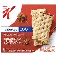 Kellogg's Pastry Crisps, Brown Sugar Cinnamon - 6 Each 