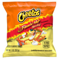 Cheetos Cheese Flavored Snacks, Flamin' Hot Flavored, Crunchy - 1 Ounce 