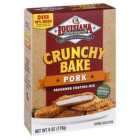 Louisiana Fish Fry Products Seasoned Coating Mix, Pork, Crunchy Bake