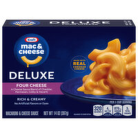 Kraft Macaroni & Cheese Sauce, Four Cheese, Deluxe - 14 Ounce 