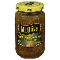 Mt Olive Peppers, Jalapeno, Diced - 12 Fluid ounce 