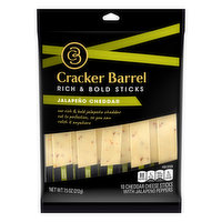 Cracker Barrel Jalapeño Cheddar Cheese Sticks - 7.5 Ounce