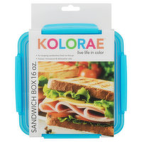 Kolorae Sandwich Box, 16 Ounce, KOL-0656