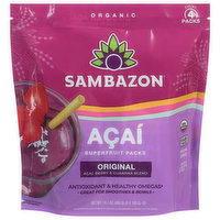 Sambazon Superfruit Packs, Acai, Original Blend, 4 Pack - 4 Each 