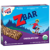 Clif Kid Energy Snack Bars, Chocolate Chip - 6 Each 