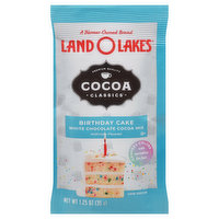 Land O Lakes Cocoa Mix, White Chocolate, Birthday Cake - 1.25 Ounce 