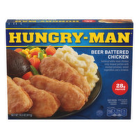 Hungry-Man Chicken, Beer Battered - 14.5 Ounce 