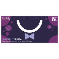 Bubly Sparkling Water, Blackberry - 8 Each 