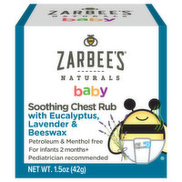 Zarbee's Chest Rub, Soothing, Baby - 42 Ounce 